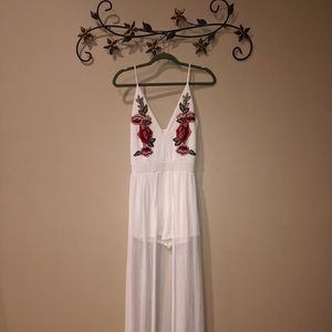 ~White Romper Dress~